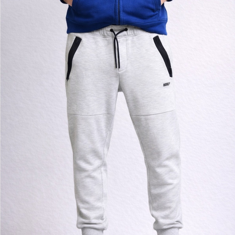 American Eagle AE Gray Joggers Athletic Sweatpants Zipper Pockets Mens XS Y2K